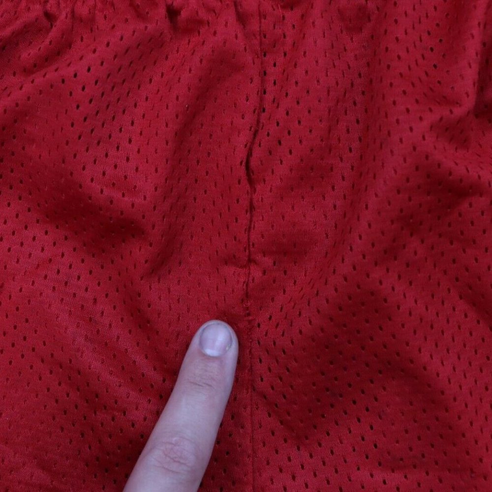 Vtg 90s Streetwear Malcolm X College Mesh Shorts View 5